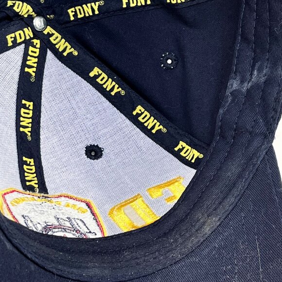 FDNY 9/11 Memorial Hat 10th Anniversary Honor & Remember Navy Blue Adjustable - Picture 6 of 6